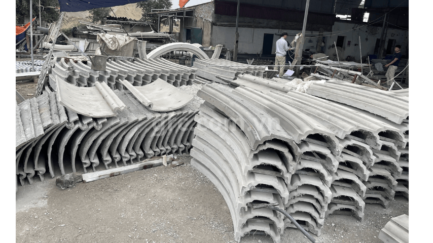 Phào chỉ GRC đúc sẵn tính báo giá theo mét dài